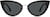 Front view of Cat-Eye Sunglasses T06052112 in Black thumbnail