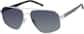Angle view of Aviator Sunglasses T06061117 in Silver thumbnail