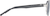 Side view of Aviator Sunglasses T06061117 in Silver thumbnail