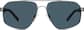 Front view of Aviator Sunglasses T06061212 in Gray thumbnail