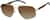 Angle view of Aviator Sunglasses T06061415 in Gold thumbnail