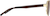 Side view of Aviator Sunglasses T06061415 in Gold thumbnail