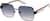 Angle view of Square Sunglasses T06112119 in Black/Grey thumbnail