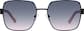 Front view of Square Sunglasses T06112119 in Black/Grey thumbnail