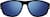 Front view of Wraparound Sunglasses T08012116 in Black thumbnail