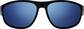Front view of Wraparound Sunglasses T08012116 in Black thumbnail