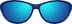 Wraparound Sunglasses T08021616 in Blue with Blue Mirror