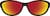 Front view of Wraparound Sunglasses T08022142 in Black with Flame Mirror thumbnail