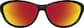 Front view of Wraparound Sunglasses T08022142 in Black with Flame Mirror thumbnail