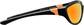 Side view of Wraparound Sunglasses T08022142 in Black with Flame Mirror thumbnail