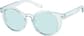 Angle view of Round Sunglasses T08031616 in Blue thumbnail