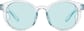 Front view of Round Sunglasses T08031616 in Blue thumbnail