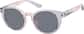Angle view of Round Sunglasses T08031912 in Gray thumbnail