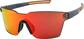 Angle view of Rectangle Sunglasses  T08062142 in Black with Flame Mirror thumbnail