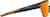 Side view of Eilte Focus T08062142 in Black with Flame Mirror thumbnail