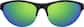 Front view of Cat-Eye Sunglasses  T08072116 in Black with Green Mirror thumbnail