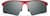 Front view of Wrap-Around Sports Sunglasses T98011811 in Red thumbnail
