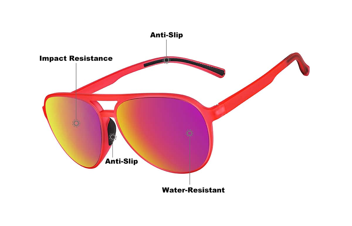 Image of Aviator Sports Sunglasses