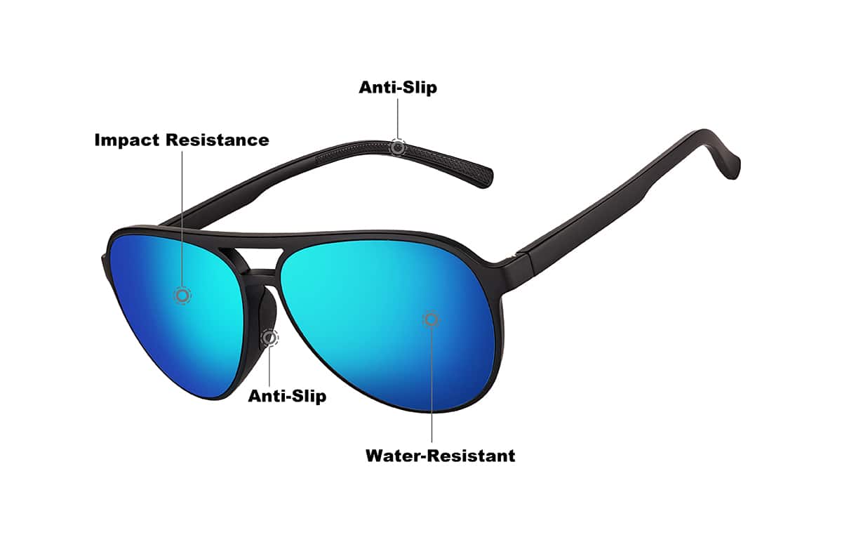 Image of Aviator Sports Sunglasses