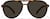 Front view of Aviator Sports Sunglasses T99032515 in Matte Tortoise with Gray Lenses thumbnail