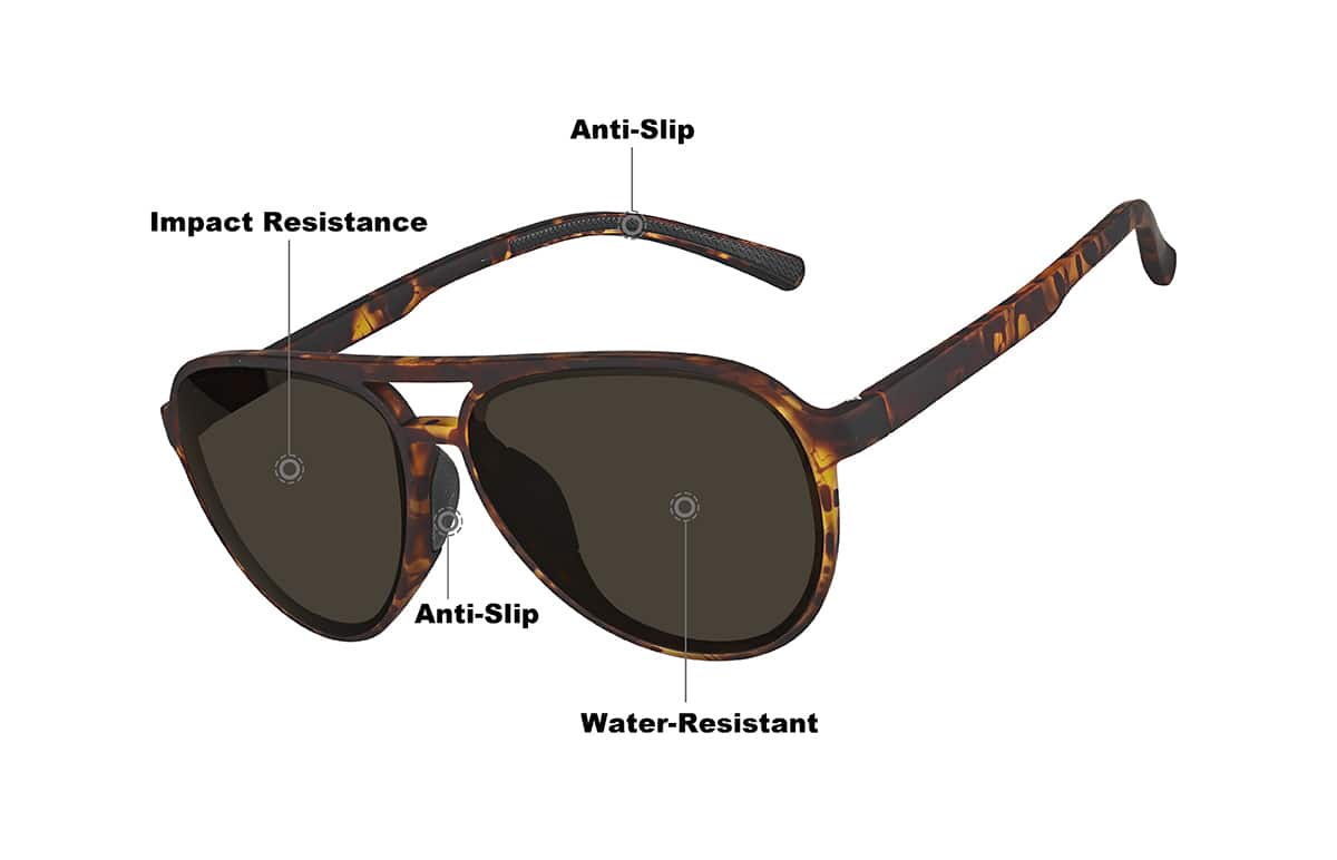 Image of Aviator Sports Sunglasses