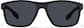 Front view of Rectangle Sports Sunglasses T99042121 in Black with Gray Lenses thumbnail