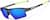 Angle view of Wrap-Around Sports Sunglasses T99061216 in Gray with Indigo Mirror thumbnail
