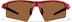 Wrap-Around Sports Sunglasses T99081815 in Red with Brown Lenses
