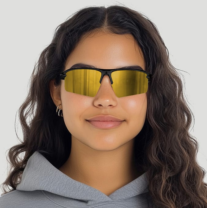 Image of Wrap-Around Sports Sunglasses