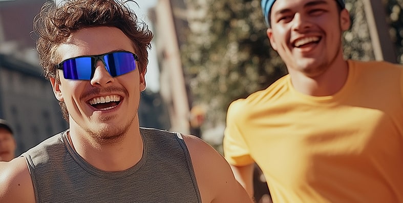 Image of Wrap-Around Sports Sunglasses