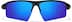 Wrap-Around Sports Sunglasses T99132116 in Black with Blue Mirror