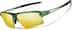 Wrap-Around Sports Sunglasses T99142414 in Green with Gold Mirror