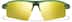 Wrap-Around Sports Sunglasses T99142414 in Green with Gold Mirror