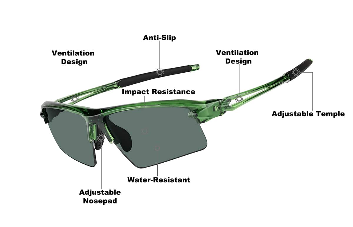 Image of Wrap-Around Sports Sunglasses