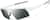Angle view of Wrap-Around Sports Sunglasses T99173011 in White with Silver Mirror thumbnail