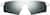 Front view of Wrap-Around Sports Sunglasses T99173011 in White with Silver Mirror thumbnail