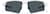 Front view of Wrap-Around Sports Sunglasses T99183012 in White with Gray Lenses thumbnail