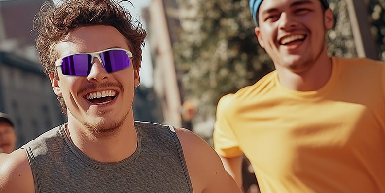 Image of Wrap-Around Sports Sunglasses