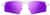 Front view of Wrap-Around Sports Sunglasses T99193017 in White with Purple Mirror thumbnail