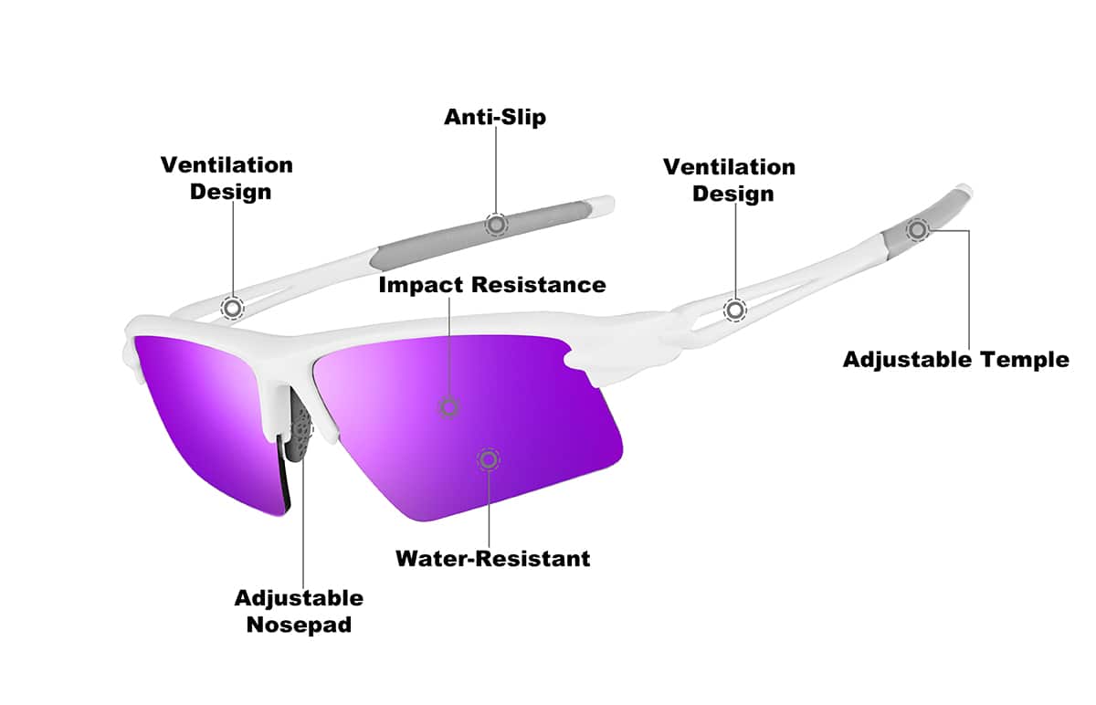 Image of Wrap-Around Sports Sunglasses