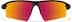 Wrap-Around Sports Sunglasses T99212118 in Black with Flame Mirror