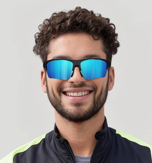 Image of Wrap-Around Sports Sunglasses