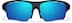 Wrap-Around Sports Sunglasses T99222116 in Black with Indigo Mirror