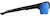 Side view of Wrap-Around Sports Sunglasses T99222116 in Black with Indigo Mirror thumbnail
