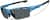Angle view of Wrap-Around Sports Sunglasses T99231612 in Blue with Gray Lenses thumbnail