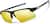 Angle view of Wrap-Around Sports Sunglasses(Larger Lenses) T99252114 in Black with Gold Mirror thumbnail