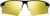 Front view of Wrap-Around Sports Sunglasses(Larger Lenses) T99252114 in Black with Gold Mirror thumbnail