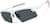 Angle view of Wrap-Around Sports Sunglasses(Larger Lenses) T99273012 in White with Gray Lenses thumbnail