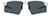 Front view of Wrap-Around Sports Sunglasses(Larger Lenses) T99273012 in White with Gray Lenses thumbnail