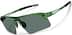 Wrap-Around Sports Sunglasses(Larger Lenses) T99332424 in Green with Green Lenses